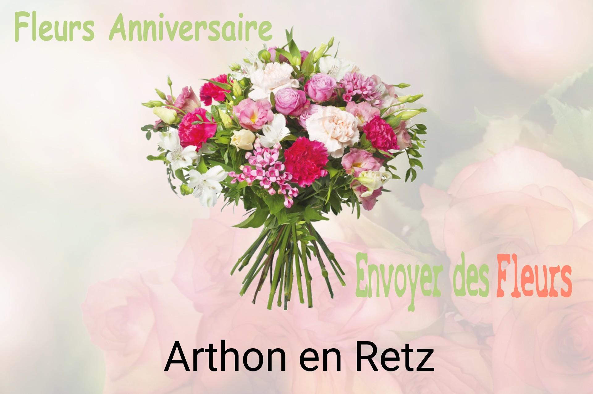 Bouquet de fleurs d’anniversaire livré à Arthon-en-Retz