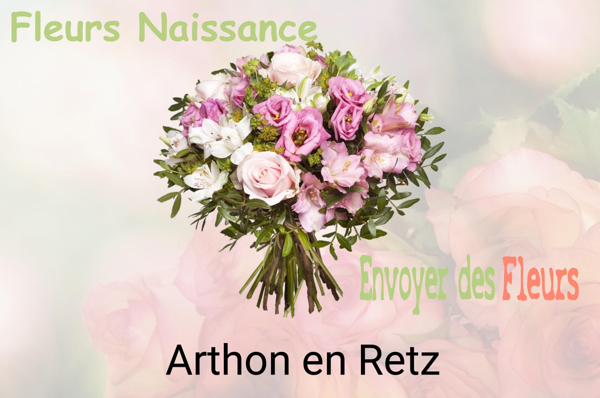 Bouquet de fleurs de naissance livré à Arthon-en-Retz
